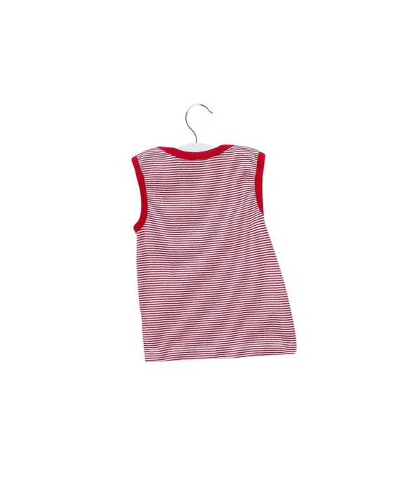 A White Sleeveless Tops from Purebaby in size 3-6M for neutral. (Back View)