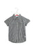 A Navy Short Sleeve Tops from Mini A Ture in size 4T for girl. (Front View)