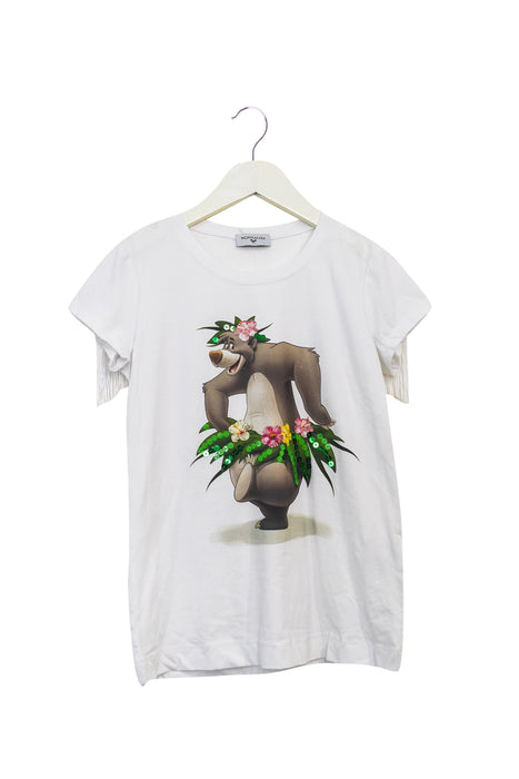 A White Short Sleeve Tops from Monnalisa in size 10Y for girl. (Front View)
