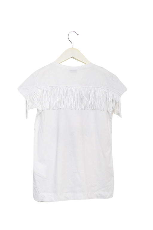 A White Short Sleeve Tops from Monnalisa in size 10Y for girl. (Front View)