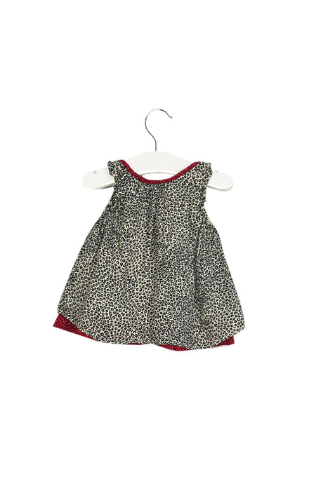 A Beige Sleeveless Tops from Absorba in size 3-6M for girl. (Back View)