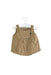 A Brown Sleeveless Tops from Oaks of Acorn in size 3-6M for girl. (Back View)