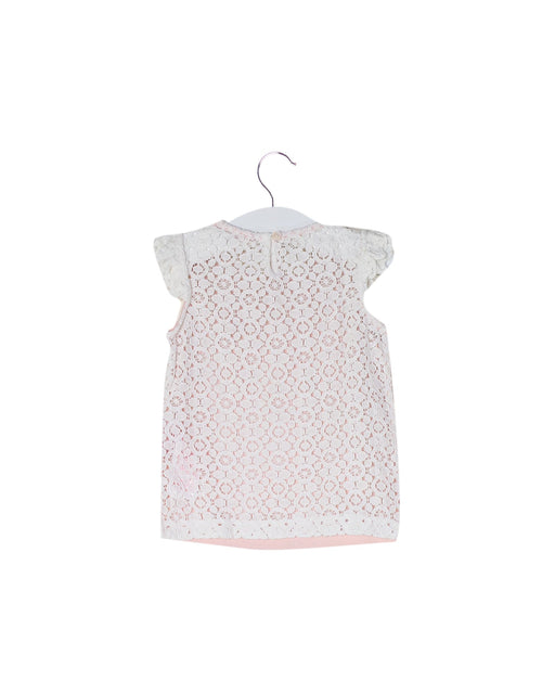 A Pink Sleeveless Tops from Nicholas & Bears in size 12-18M for girl. (Front View)
