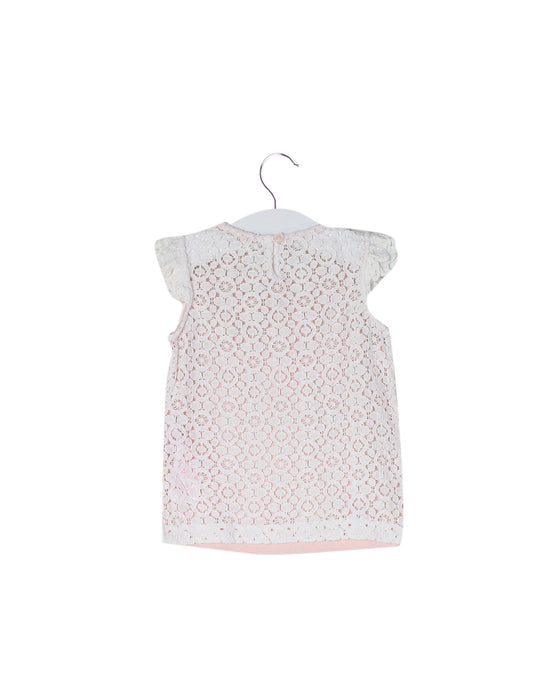 A Pink Sleeveless Tops from Nicholas & Bears in size 12-18M for girl. (Front View)