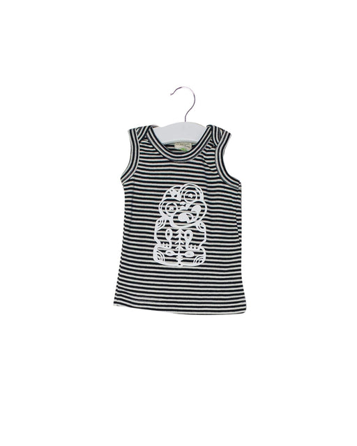 A Navy Sleeveless Tops from Nature Baby in size 0-3M for boy. (Front View)