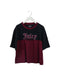 A Burgundy Short Sleeve Tops from Juicy Couture in size 10Y for girl. (Front View)