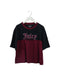 A Burgundy Short Sleeve Tops from Juicy Couture in size 10Y for girl. (Back View)