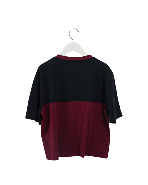 A Burgundy Short Sleeve Tops from Juicy Couture in size 10Y for girl. (Front View)