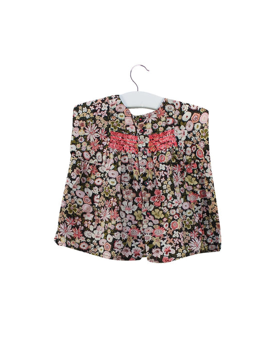 A Pink Sleeveless Tops from Bonpoint in size 6-12M for girl. (Back View)