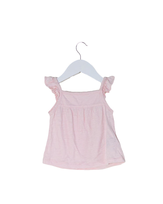 A Pink Sleeveless Tops from Country Road in size 3-6M for girl. (Back View)