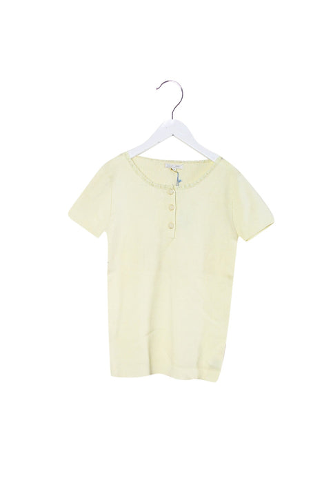 A Yellow Short Sleeve Tops from Nicholas & Bears in size 12Y for girl. (Front View)