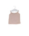 A Beige Sleeveless Tops from Oeuf in size 0-3M for girl. (Front View)
