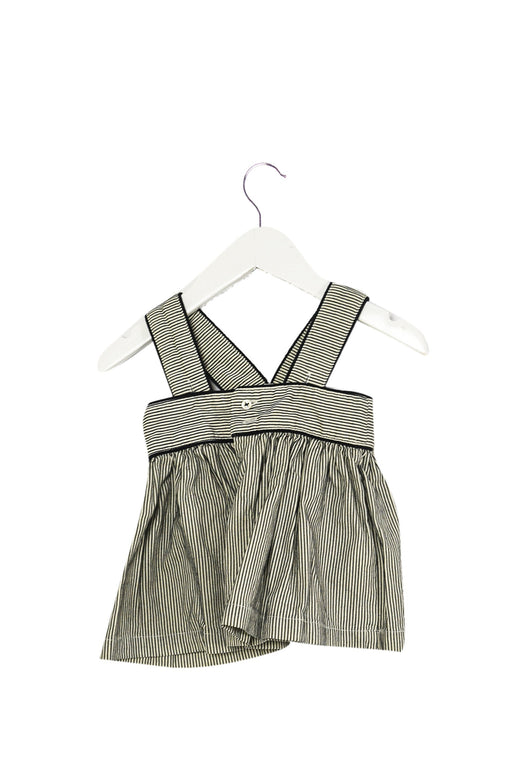 A Black Sleeveless Tops from Country Road in size 3-6M for girl. (Front View)