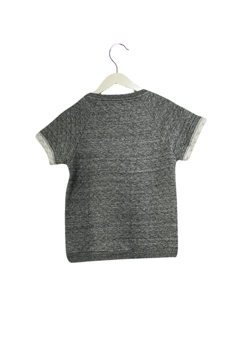 A Grey Short Sleeve Tops from Finger in the Nose in size 12Y for girl. (Back View)