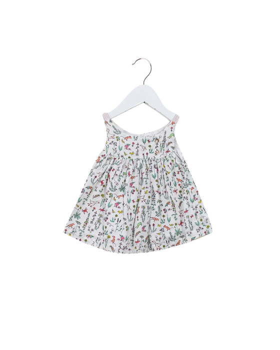 A Multicolour Sleeveless Tops from Les Enfantines in size 3-6M for girl. (Back View)