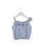 A Blue Sleeveless Tops from Gingersnaps in size 3-6M for girl. (Back View)