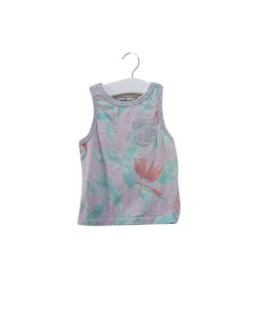 A Grey Sleeveless Tops from Country Road in size 3-6M for girl. (Front View)
