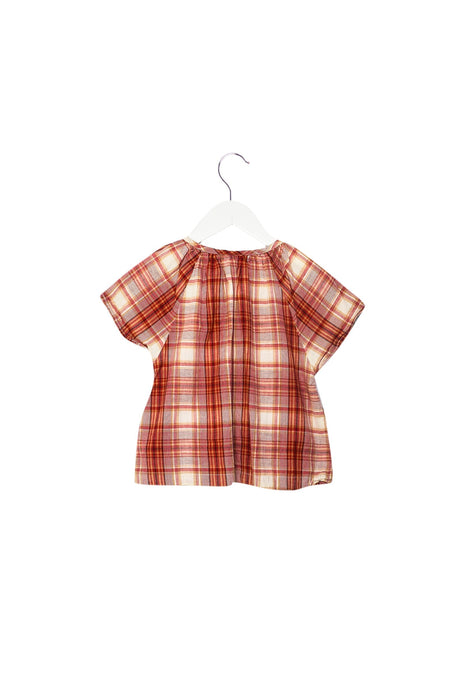 A Red Short Sleeve Tops from Marie Chantal in size 4T for girl. (Back View)