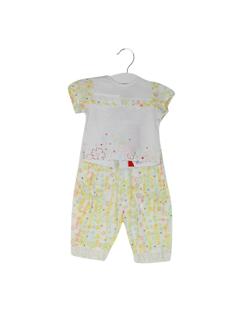 A Yellow Casual Pants from ELLE in size 0-3M for girl. (Front View)