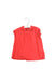 A Pink Short Sleeve Tops from Petit Bateau in size 6-12M for girl. (Front View)