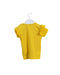 A Yellow Short Sleeve Tops from Seed in size 3-6M for girl. (Back View)
