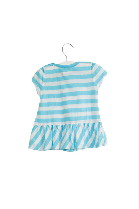 A Blue Short Sleeve Tops from Ralph Lauren in size 6-12M for girl. (Back View)
