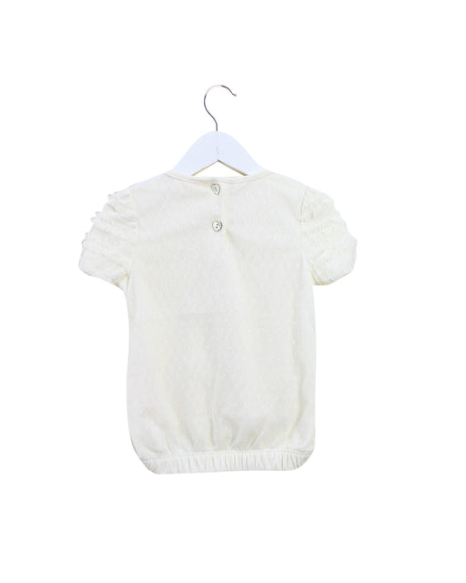 A Ivory Short Sleeve Tops from Nicholas & Bears in size 2T for girl. (Front View)
