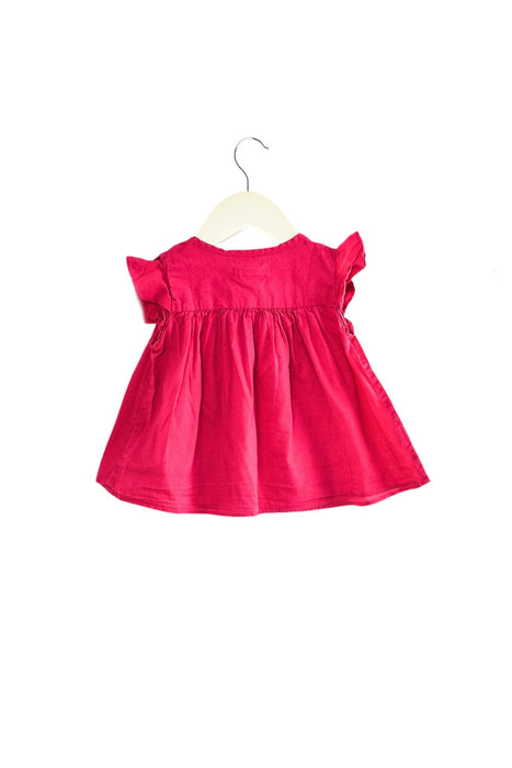 A Pink Short Sleeve Tops from Ralph Lauren in size 6-12M for girl. (Back View)