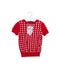 A Red Short Sleeve Tops from Nicholas & Bears in size 4T for girl. (Front View)