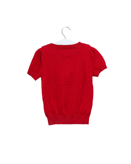 A Red Short Sleeve Tops from Nicholas & Bears in size 4T for girl. (Front View)