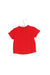 A Red Short Sleeve Tops from Momonittu in size 3-6M for boy. (Back View)