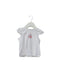 A White Short Sleeve Tops from Sergent Major in size 3-6M for girl. (Front View)