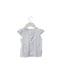 A White Short Sleeve Tops from Sergent Major in size 3-6M for girl. (Back View)