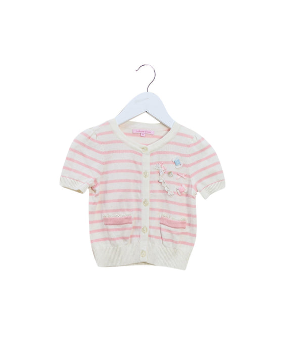 A Ivory Short Sleeve Tops from Nicholas & Bears in size 2T for girl. (Front View)