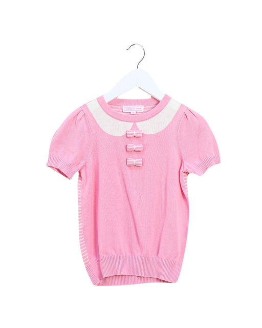 A Pink Short Sleeve Tops from Nicholas & Bears in size 3T for girl. (Front View)