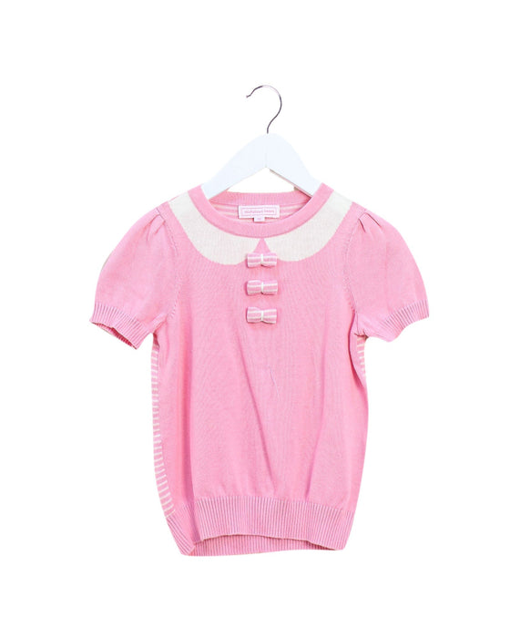 A Pink Short Sleeve Tops from Nicholas & Bears in size 3T for girl. (Front View)