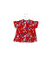 A Red Short Sleeve Tops from Petit Bateau in size 3-6M for girl. (Back View)