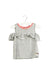 A Grey Short Sleeve Tops from Hudson in size 6-12M for girl. (Back View)