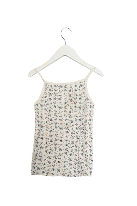 A White Sleeveless Tops from Petit Bateau in size 3-6M for girl. (Back View)