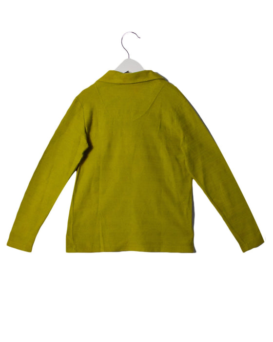 A Green Long Sleeve Polos from Guess Jeans in size 14Y for boy. (Back View)