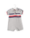 A Grey Short Sleeve Rompers from Tommy Hilfiger in size 12-18M for boy. (Front View)