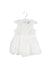A White Sleeveless Dresses from Nicholas & Bears in size 6-12M for girl. (Front View)