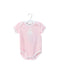 A Pink Short Sleeve Bodysuits from Armani in size 6-12M for girl. (Front View)
