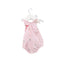 A Pink Sleeveless Bodysuits from Il Gufo in size 3-6M for girl. (Front View)