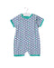 A Blue Rompers from Chateau de Sable in size 3-6M for boy. (Front View)