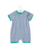 A Blue Rompers from Chateau de Sable in size 3-6M for boy. (Front View)