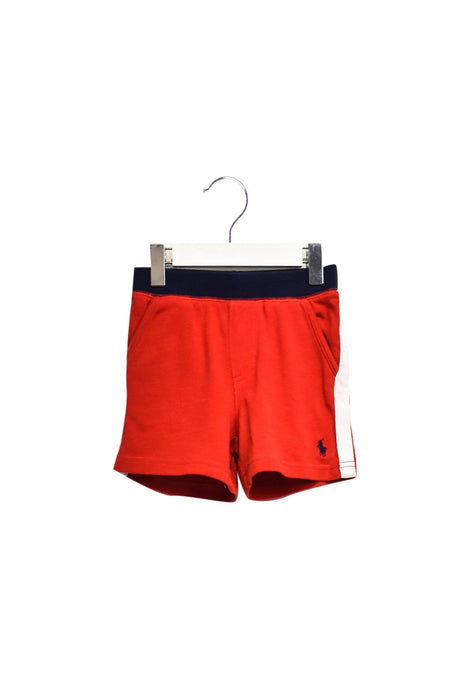 A Red Shorts from Ralph Lauren in size 6-12M for boy. (Back View)