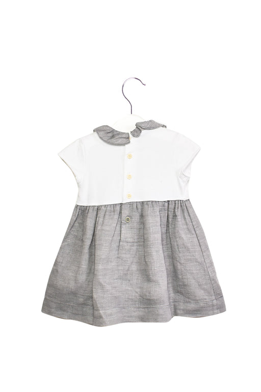 A Multicolour Short Sleeve Dresses from Il Gufo in size 6-12M for girl. (Front View)