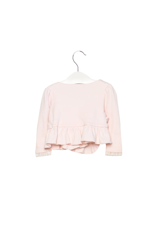 A Pink Long Sleeve Tops from Ralph Lauren in size 3-6M for girl. (Front View)