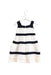 A Navy Sleeveless Dresses from Nicholas & Bears in size 6-12M for girl. (Back View)